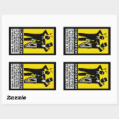 体操シール 長方形シール (シート)