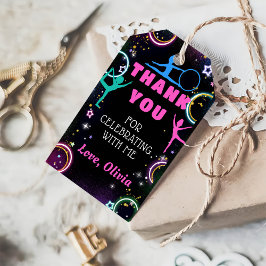 体操ジャンプ遊誕生日ありがとう ギフトタグ