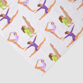 体操ジャンプCartwheels女の子の誕生日パーティーGif 薄葉紙 (詳細)