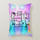 体操スキルクロスワードアクセント枕と名前 アクセントクッション (正面(垂直))