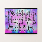 体操スキルクロスワードパズル ジグソーパズル (横)