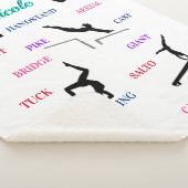 体操スキルタイポグラフィ シェルパブランケット (3/4)