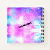 体操スキルパーソナライズされたスパイラルノート ノートブック (裏面)