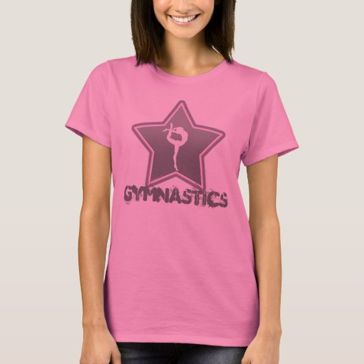 体操スターのタイダイTシャツ Tシャツ (正面)