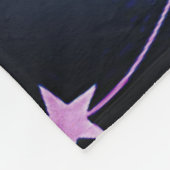 体操スターズピンク&ブルーパーソナライズされた フリースブランケット (角)