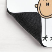 体操スティック図 マウスパッド (コーナー)