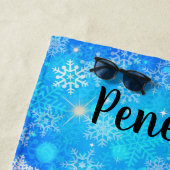 体操スノーフレーク ビーチタオル (インサイチュ)