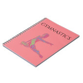 体操スパイラルノート。 ノートブック (左側)