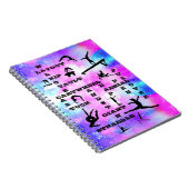 体操スパイラルフォトノートブックfor Girls ノートブック (右側)