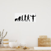 体操スポーツファンの進化 ポスター (キッチン)