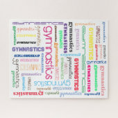 体操タイポグラフィパズル ジグソーパズル (横)