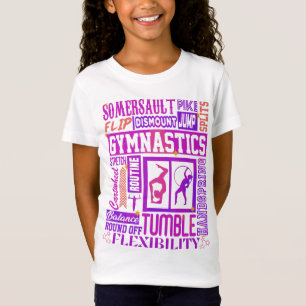 体操タイポグラフィ2トーンTシャツについて Tシャツ