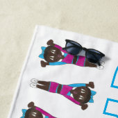 体操タンブルアクロバットギムナストジムコーチアクロ ビーチタオル (インサイチュ)