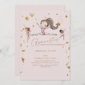 体操タンブル&トワイルバースデーパーティーII 招待状 (正面/裏面)