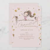 体操タンブル&トワイルバースデーパーティーIII 招待状 (正面/裏面)