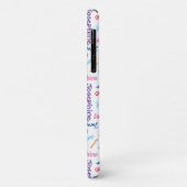 体操ダンス応援彼女の名前とスポーツオールオーバー Case-Mate iPhoneケース (裏面/左)