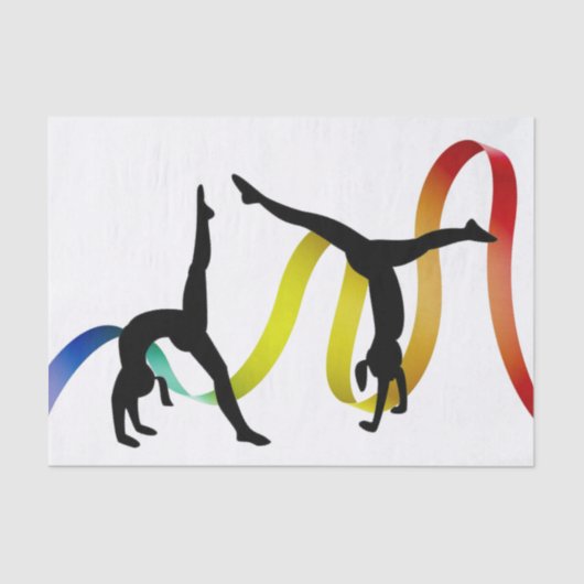 体操ティッシュペーパー 薄葉紙 (正面)