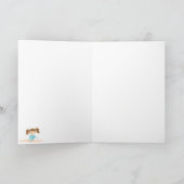 体操テーマ5番目の誕生日カード カード (内部)