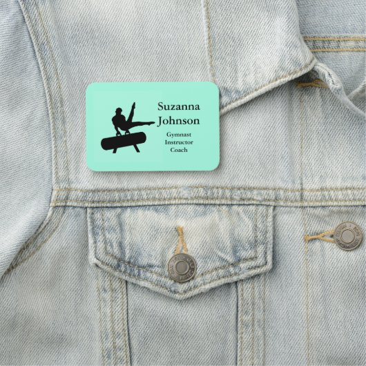 体操デザイン名タグ 名札 (インサイチュ)