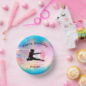 体操ハッピーバースデーカスタムスワール ペーパーボウル (パーティー)