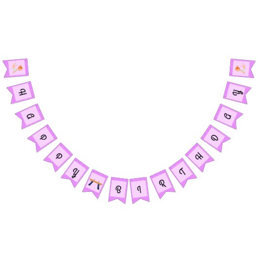 体操ハッピーバースデー バンティングフラッグ (全)