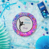 体操ハッピーバースデー パーソナライズされた ペーパープレート (パーティー)