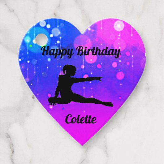 体操ハッピーバースデー フェイバータグ (正面)