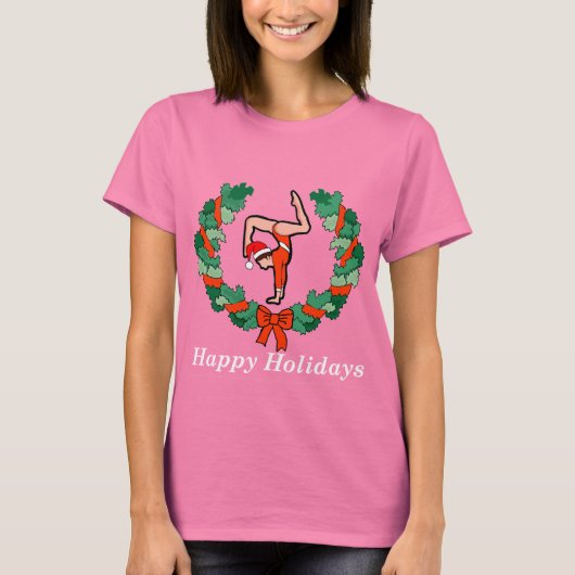 体操ハッピーホリデーズリース Tシャツ (正面)