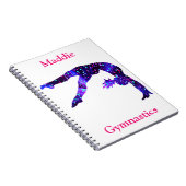 体操ハンドスプリングノート ノートブック (右側)