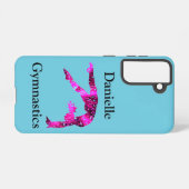 体操ハンドスプリングパーソナライズされた SAMSUNG GALAXYケース (裏面横)