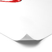 体操ハート ポスター (角)