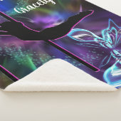 体操バタフライスターバー パーソナライズされた シェルパブランケット (3/4)