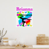 体操バタフライパーソナライズされたポスター ポスター (キッチン)