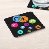 体操バブル ペーパーコースター (アングル)