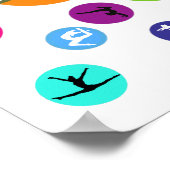 体操バブル ポスター (角)