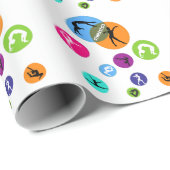 体操バブル ラッピングペーパー (ロールコーナー)