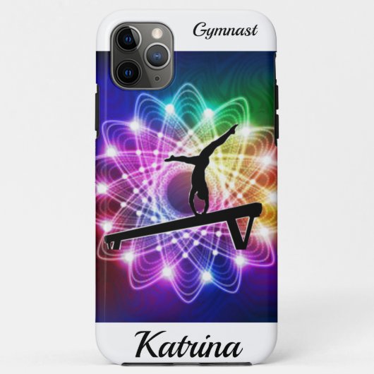 体操バランスビーム旋回ケース – メイト Case-Mate iPhoneケース (裏面)