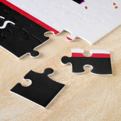 体操バランスビーム絵を描(ばちゃばちゃ)跳ねる ジグソーパズル (側面)