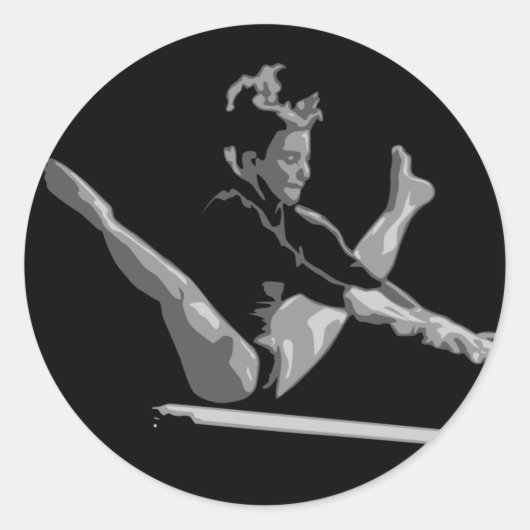 体操バランスビーム ラウンドシール (正面)