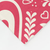 体操バレンタイン フリースブランケット (角)