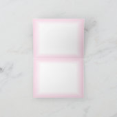 体操バースデーパーティーブロンデヘア サンキューカード (内部)