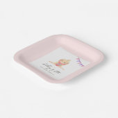 体操バースデーパーティープレート ペーパープレート (傾斜あり)