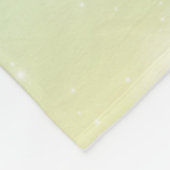 体操パステルピンクブルーイエローパーソナライズされた フリースブランケット (角)