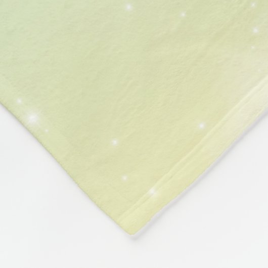 体操パステルピンクブルーイエローパーソナライズされた フリースブランケット (角)