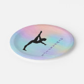 体操パステル紙プレート ペーパープレート (アングル)