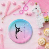 体操パステル紙プレート ペーパープレート (パーティー)