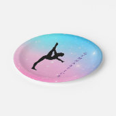 体操パステル紙プレート ペーパープレート (アングル)