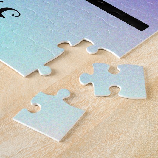 体操パズルと体操競技&名前をカスタムする。 ジグソーパズル (側面)