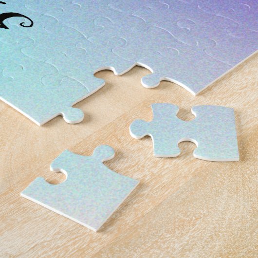 体操パズルと体操競技&名前をカスタムする。 ジグソーパズル (側面)