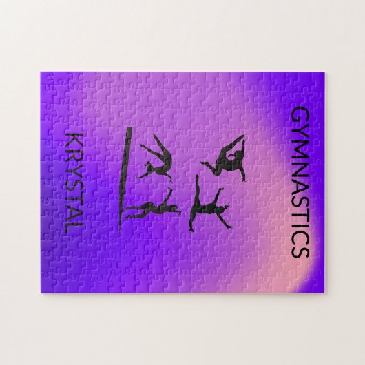 体操パズルパーソナライズされた! ジグソーパズル (横)